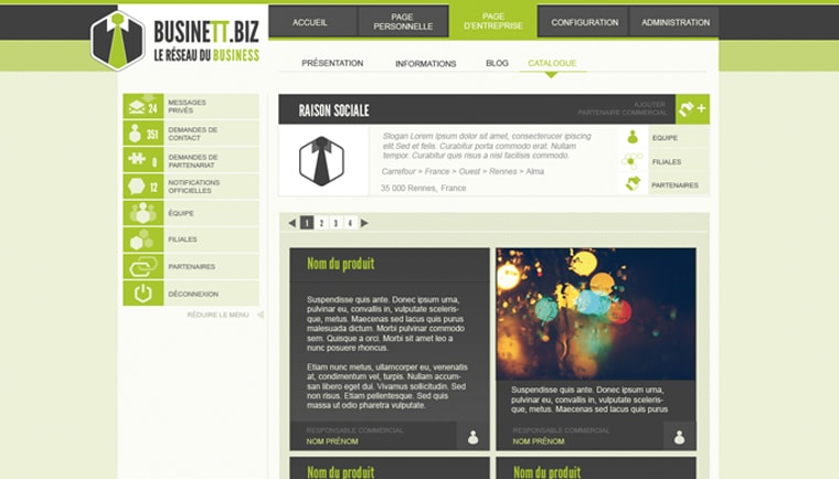Businett : Webdesign