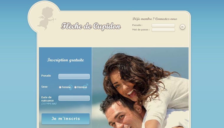 Flèche de Cupidon : webdesign